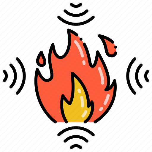 Fire, monitoring, flame, burn icon - Download on Iconfinder
