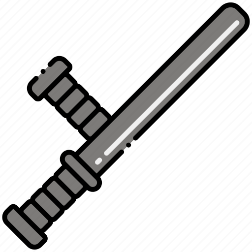 Truncheon, baton, stick icon - Download on Iconfinder