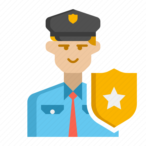 Guard, officer, police, security icon - Download on Iconfinder