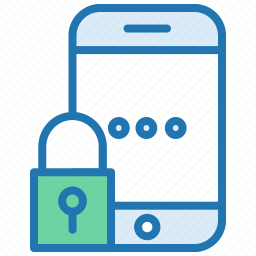 Encryption, mobile phone protection, password, product code, security code icon - Download on Iconfinder