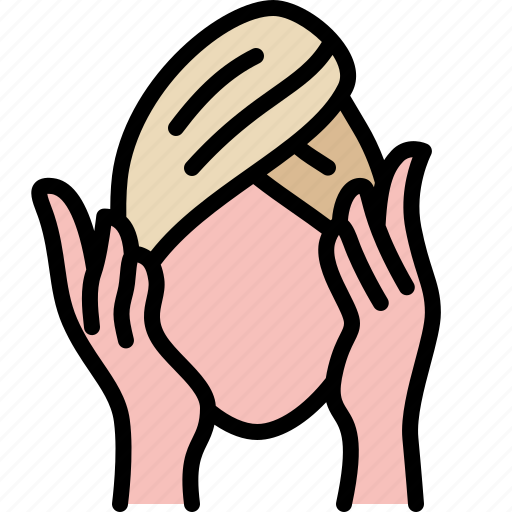 Hand, face, facial, beauty, beautiful, skin, skincare icon - Download on Iconfinder