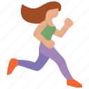 run, jogging, running, drill, exercise, runner, athlete, women, woman