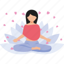 yoga, meditation, relaxing, fitness, female