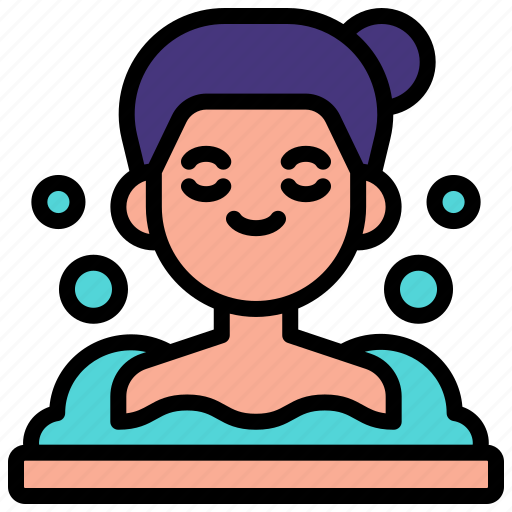 Bathtub, self, care, love, spa, relaxing, bath icon - Download on Iconfinder