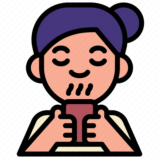 Drink, warm, woman, cup, self, care, love icon - Download on Iconfinder