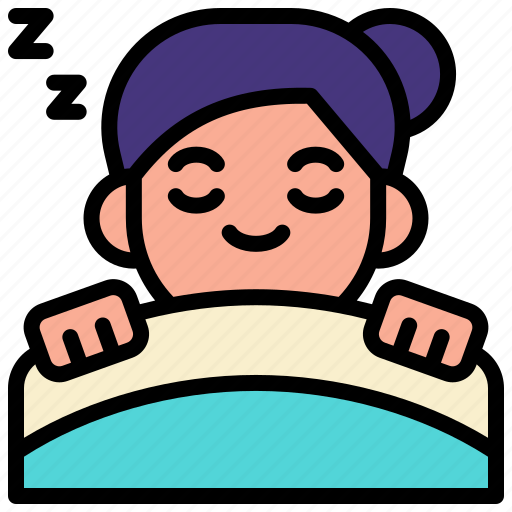 Sleeping, resting, relaxing, nap, self, care, love icon - Download on Iconfinder