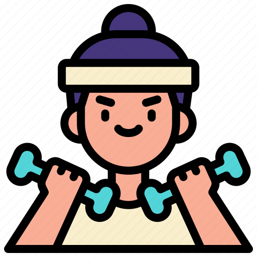 Training, weight, dumbbell, self, care, love, exercise icon - Download on Iconfinder
