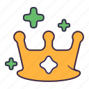 add, crown, king, premium, plus, boss