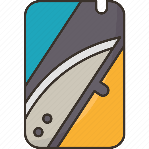 Knife, card, blade, fold, weapon icon - Download on Iconfinder