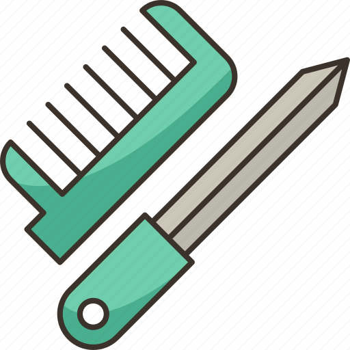 Knife, comb, blade, hidden, weapon icon - Download on Iconfinder