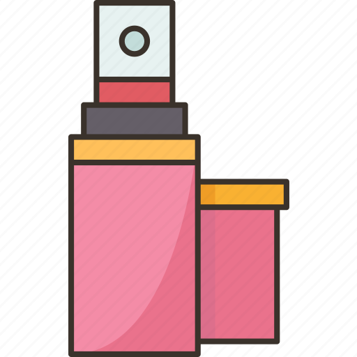 Pepper, spray, lipstick, defensive, woman icon - Download on Iconfinder