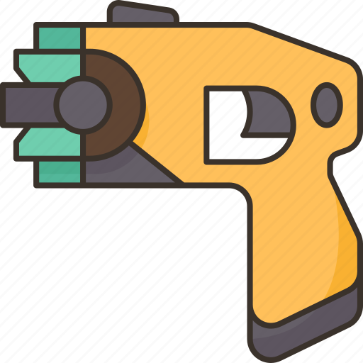 Tasers, gun, shock, stun, electric icon - Download on Iconfinder
