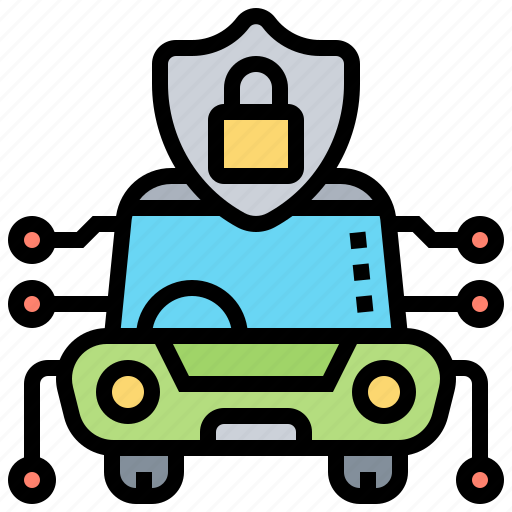 Car, cybersecurity, digital, lock, protection icon - Download on Iconfinder