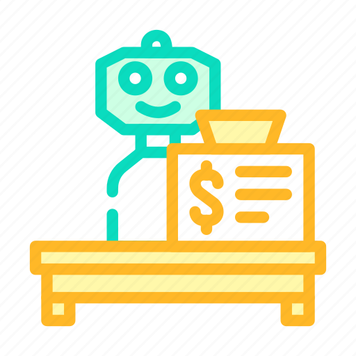 Robot, cashier, self, service, buying, digital icon - Download on Iconfinder
