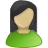 female, green, olive, user