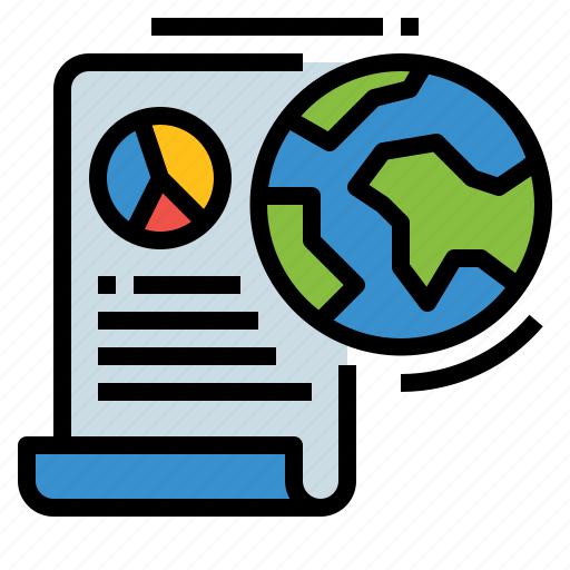 Document, online, report, world, worldwide icon - Download on Iconfinder