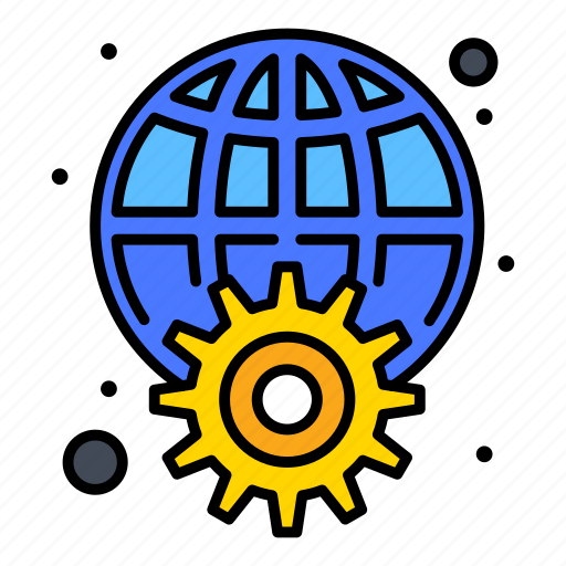 Gear, globe, internet, web, worldwide icon - Download on Iconfinder