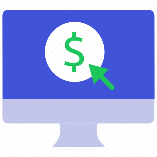 Computer, dollar, ecommerce, fees, pay per click, payment, seo icon - Download on Iconfinder