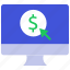 computer, dollar, ecommerce, fees, pay per click, payment, seo 