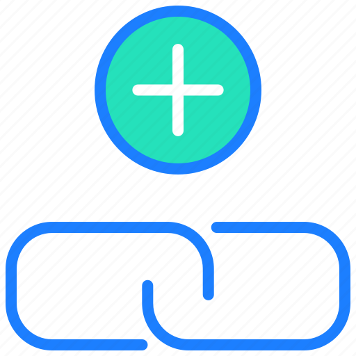 Add link, attachment, chain, hyperlink, link building, url icon - Download on Iconfinder