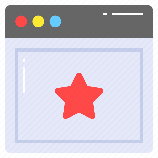 Website, webpage, ranking, star, favorite, rating, grading icon - Download on Iconfinder