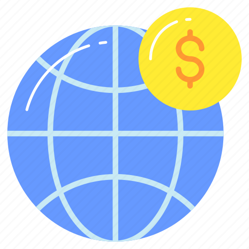 World, economy, global, finance, money, dollar, international icon - Download on Iconfinder