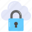 cloud, security, lock, padlock, protection, access, authentication 