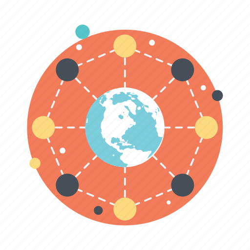 Cyberspace, global communication, global connection, network, worldwide connection icon - Download on Iconfinder
