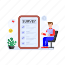 survey, checklist, to do, survey report, ask 