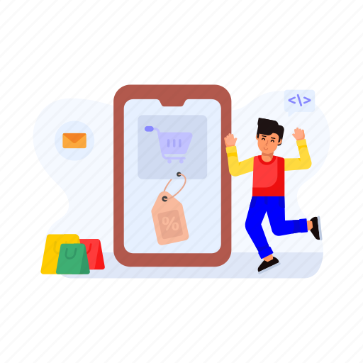 Metadata, metatag, seo tag, shopping discount, sale tag illustration - Download on Iconfinder