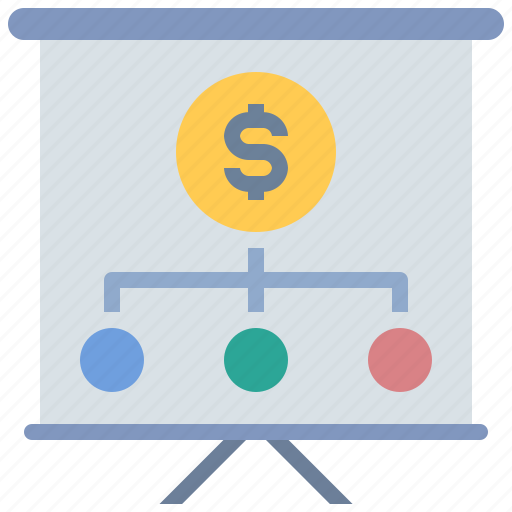 Strategy, planning, money, management, investment, commission, presentation icon - Download on Iconfinder