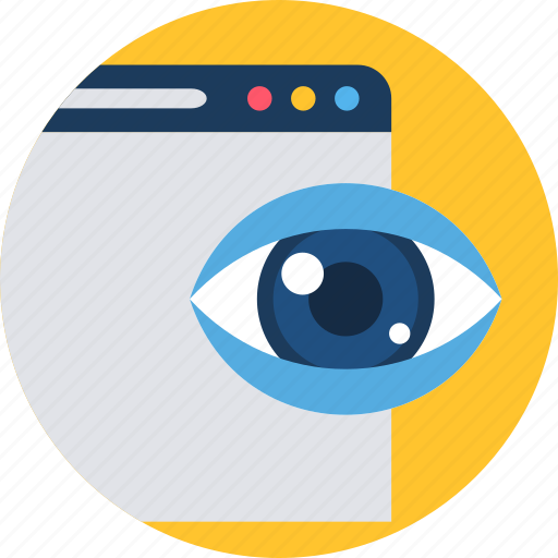 Eye, load, loading, page, review, search, view icon - Download on Iconfinder