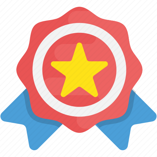 Award badge, best quality sign, premium quality, ribbon badge, star badge icon - Download on Iconfinder