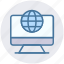 browser, globe, lcd, monitor, seo, site, world 