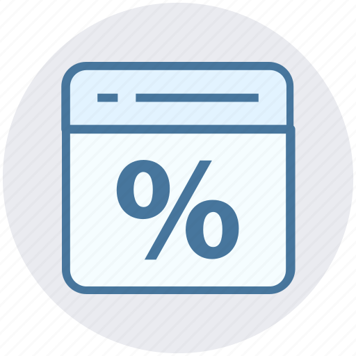 Discount, page, percentage, sale, seo, web page, website icon - Download on Iconfinder