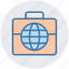 bag, business, globe, luggage, marketing, seo, world 