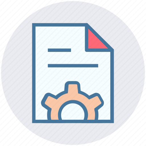Document, gear, page, paper, seo, setting, setup icon - Download on Iconfinder