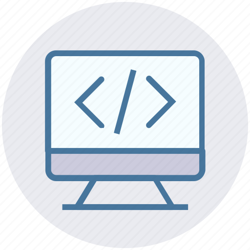 Code, html, lcd, monitor, programming, seo, site icon - Download on Iconfinder