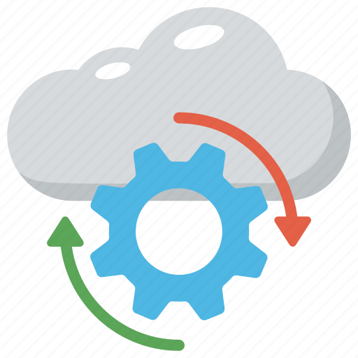 Cloud backup service, cloud computing operations, cloud computing services, cloud configuration, learning cloud computing icon - Download on Iconfinder