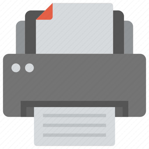 Correspondent, deskjet, fax machine, output device, printer icon - Download on Iconfinder
