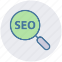 find, magnifier, marketing, search, seo, view, zoom