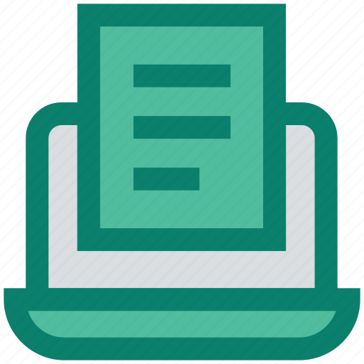 Document, file, laptop, notebook, paper, report, seo icon - Download on Iconfinder
