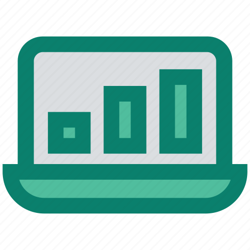 Graph, info graphic, internet, laptop, notebook, seo, statistics icon - Download on Iconfinder