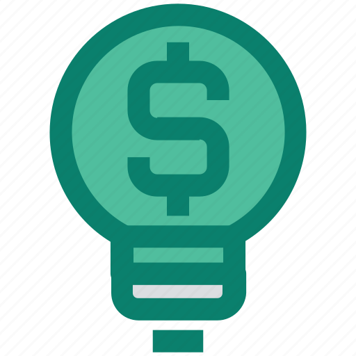 Bulb, business, creativity, dollar, idea, light, money icon - Download on Iconfinder