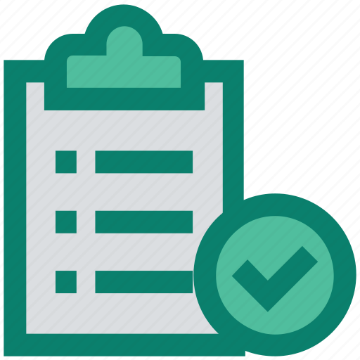 Accept, checklist, checkmark, clipboard, document, seo, success icon - Download on Iconfinder