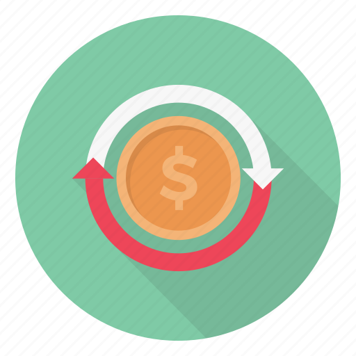 Coins, dollar, money, transaction, transfer icon - Download on Iconfinder