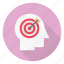 customer, focus, goal, mind, target 