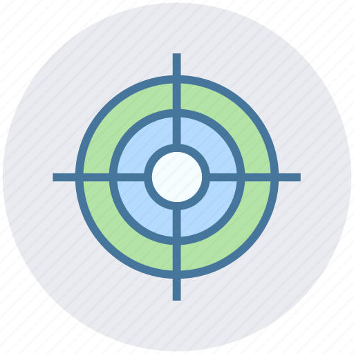 Aim, aspirations, business goal, crosshairs, hunting, market target, targeting icon - Download on Iconfinder