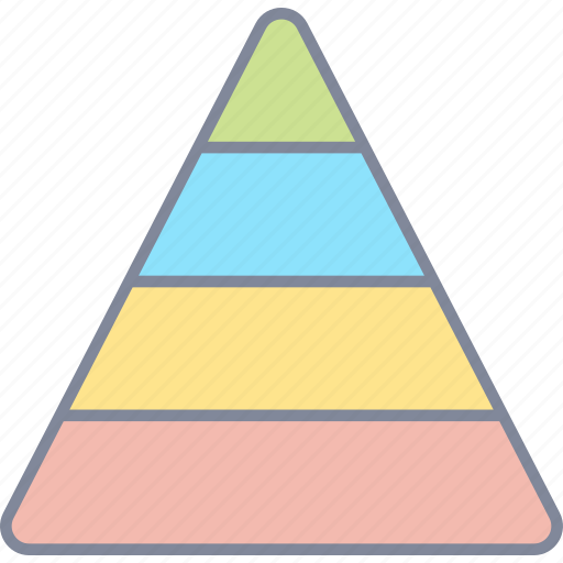 Pyramid, chart, triangle, graph icon - Download on Iconfinder