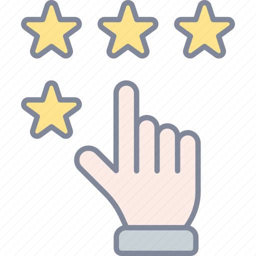 Rating, stars, feedback, review icon - Download on Iconfinder
